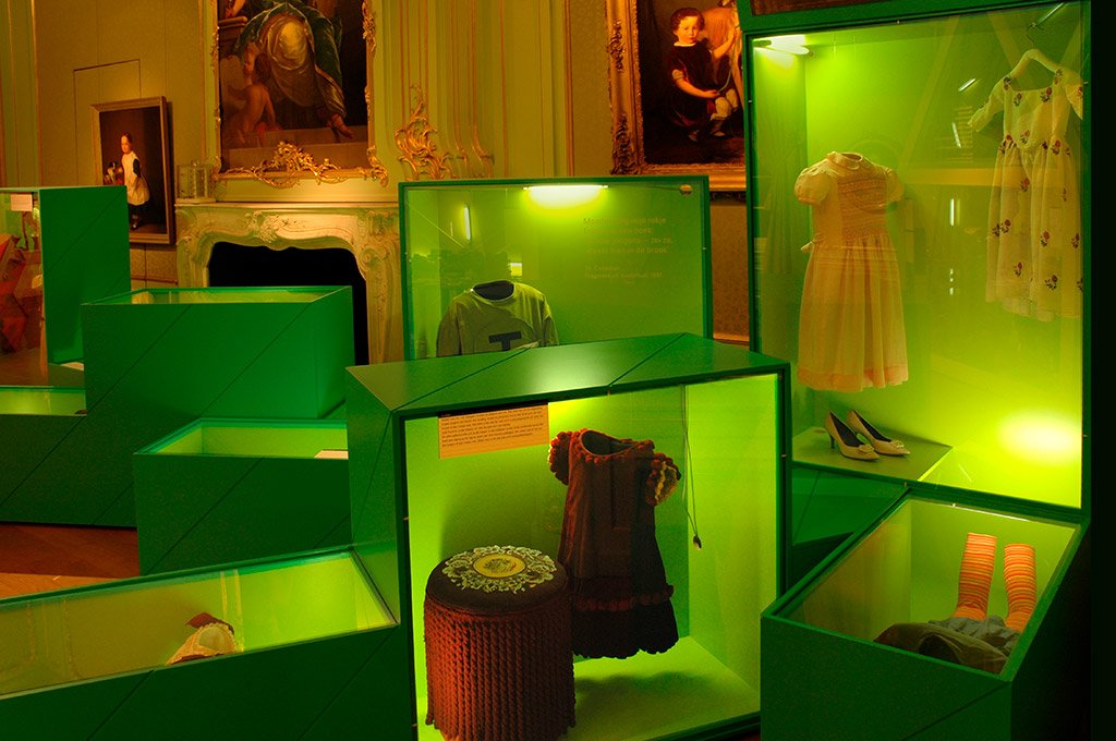 textiel in de tentoonstelling Beschuit met spruitjes