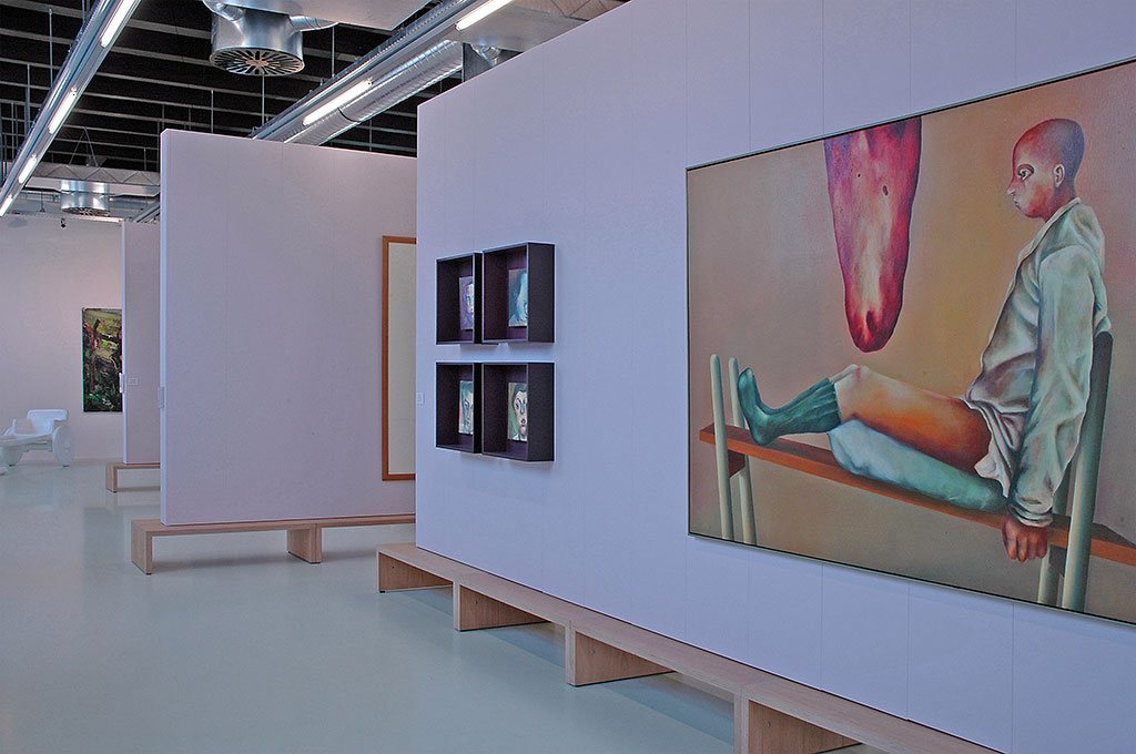 Een zaal in het nieuwe interieur van het Stedelijk Museum Schiedam
