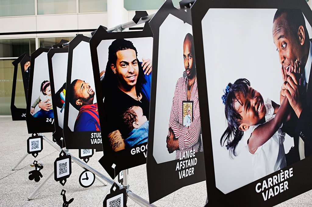 Overzichtsbeeld van de tentoonstelling Jong en Vader